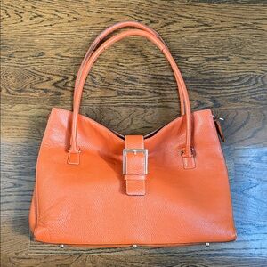 BCBGMaxAzria Orange Tote/Shoulder Bag